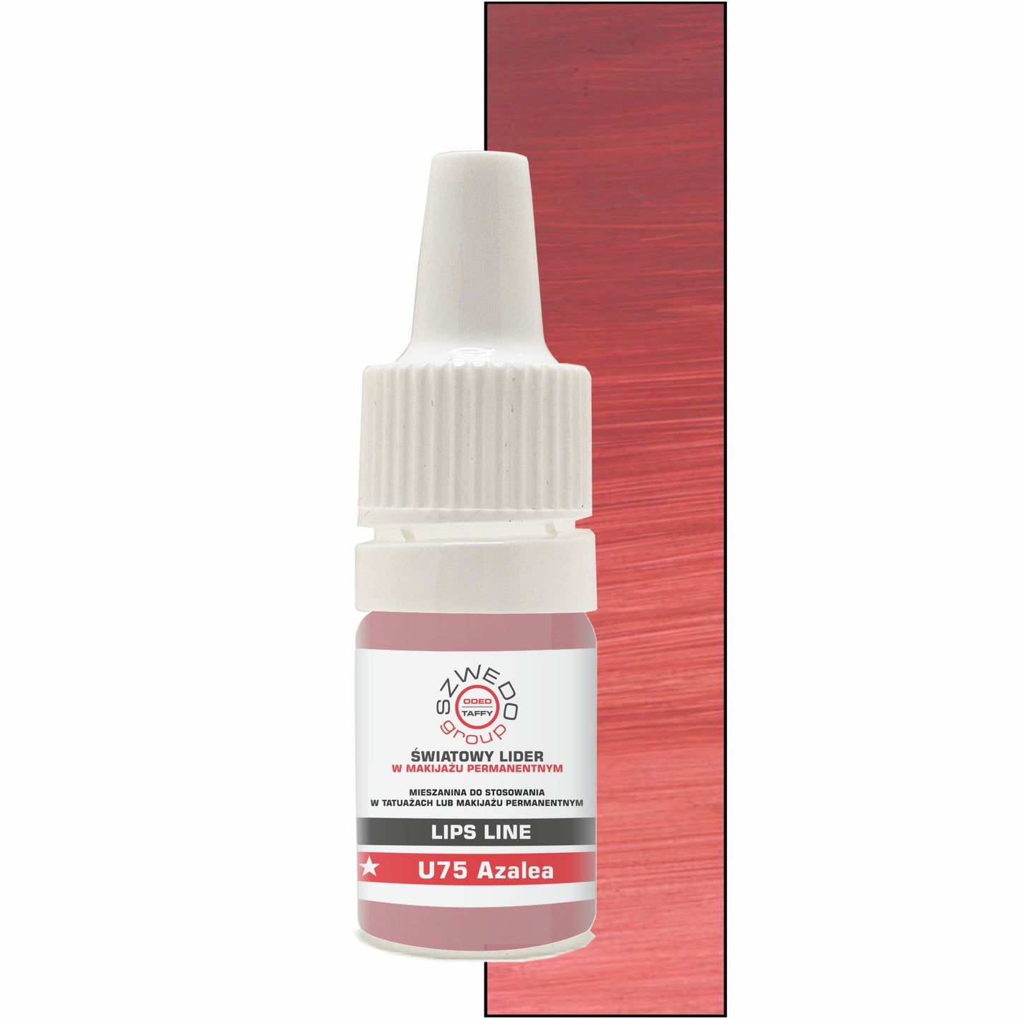 U75 Azalea (INTENSE) – Intensives Korallen-Rot – PMU Lippenpigment 5ml