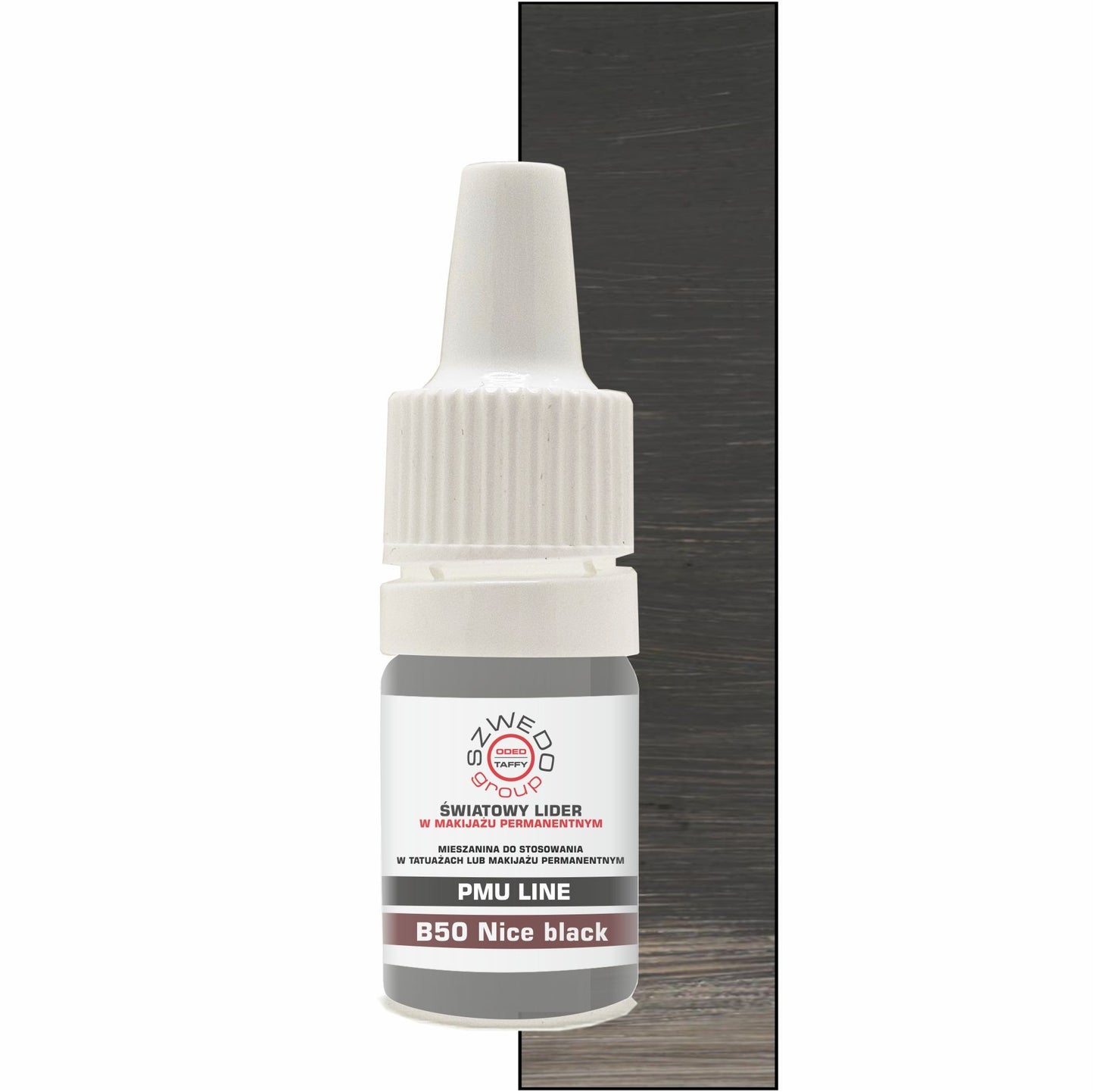 B50 Nice Black - Neutrales PMU Pigment für Augenbrauen (5ml)