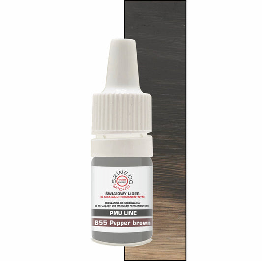 B55 Pepper Brown - Neutrales PMU Pigment für Augenbrauen (5ml)