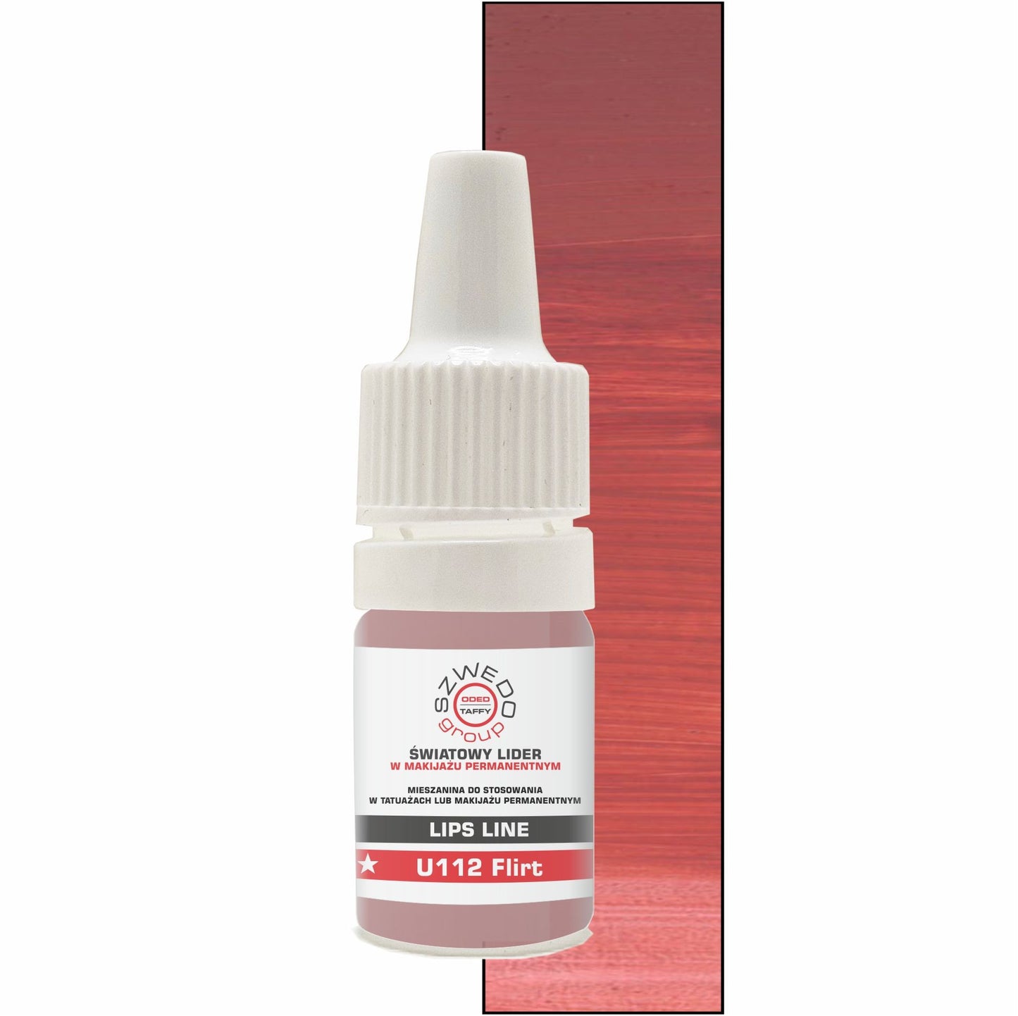 U112 Flirt – Intensive Rote Terrakotta – PMU Lippenpigment 5ml