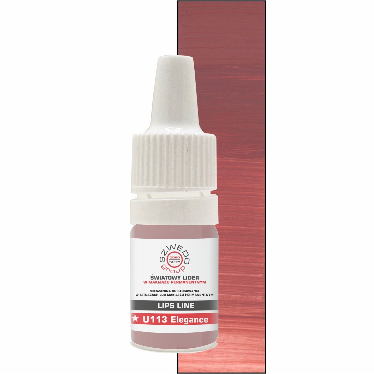 U113 Elegance (INTENSE) – Rotbraune Terrakotta – PMU Lippenpigment 5ml