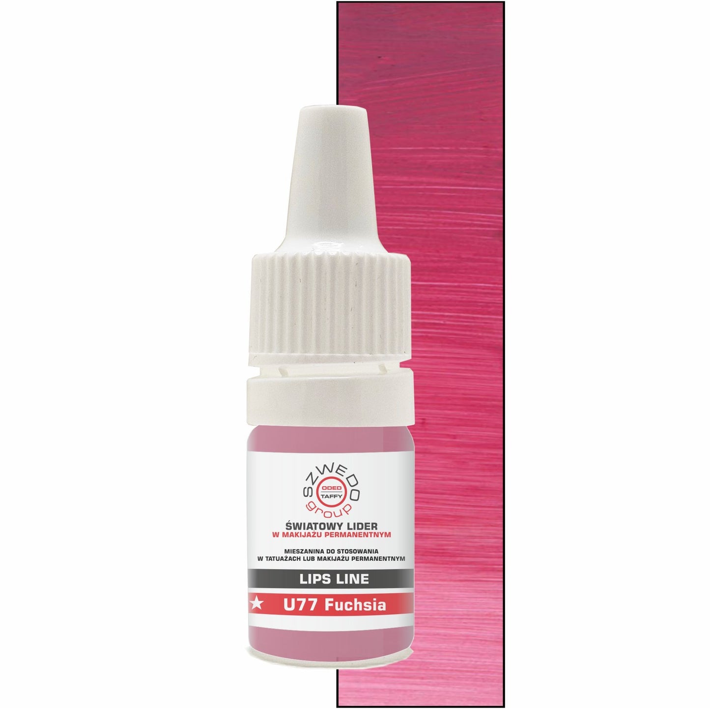 U77 Fuchsia – Intensives Fuchsia Pastell-Rosa – PMU Lippenpigment 5ml