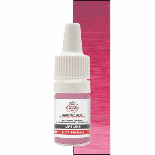 U77 Fuchsia – Intensives Fuchsia Pastell-Rosa – PMU Lippenpigment 5ml