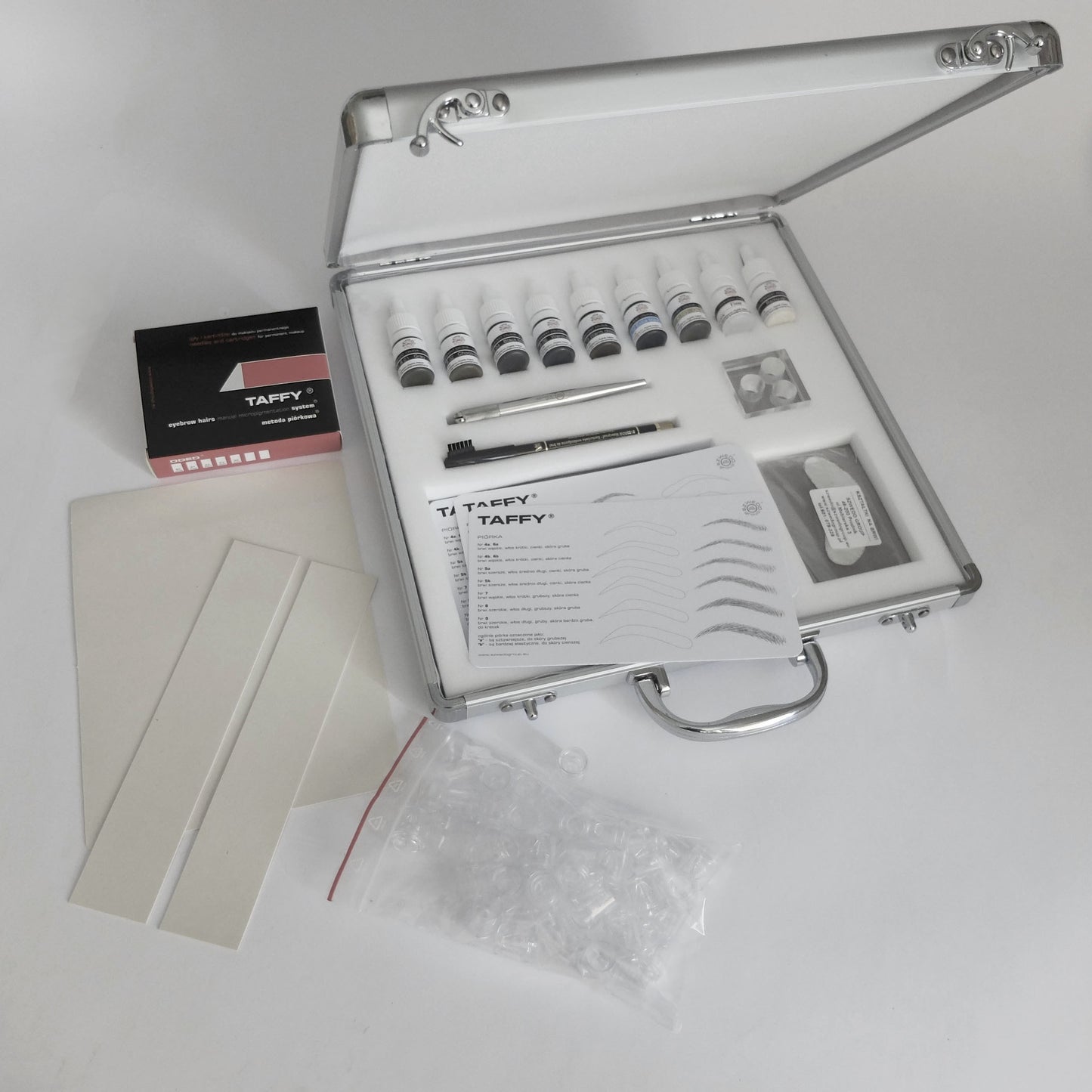 TAFFY MICROBLADING SYSTEM, KIT – Komplettes Starter-Set für Augenbrauen-Microblading