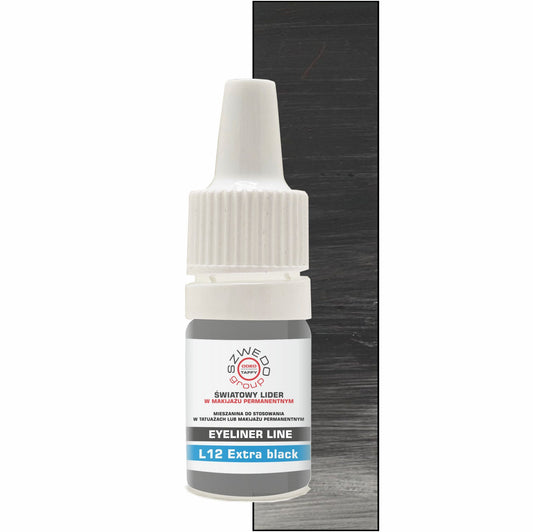 L12 Extra black – Schwarzes Pigment für Eyeliner