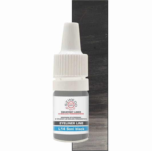 L14 Soni black – Intensives schwarzes Pigment für Eyeliner