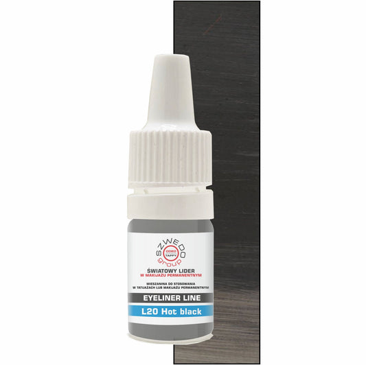L20 Hot black – Warmes schwarzes Pigment für Eyeliner